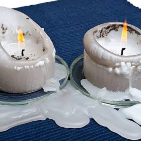 Retirer Cire Bougeoir