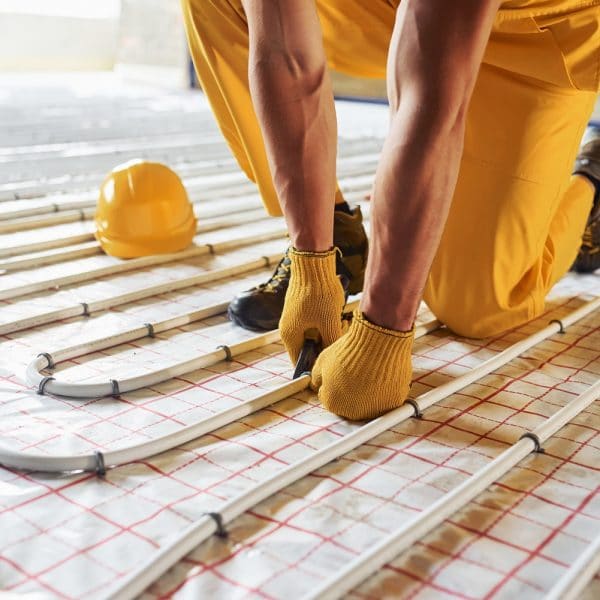 Installation chauffage sol